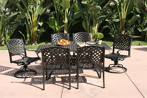 Cast Aluminum Dining Set