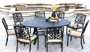 Cast Aluminum Dining Set