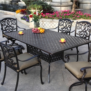 Cast Aluminum Dining Set