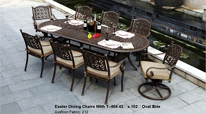 Cast Aluminum Dining Set