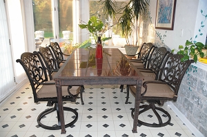 Cast Aluminum Dining Set