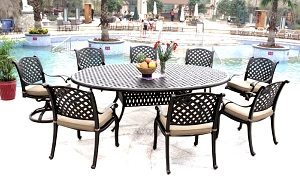 Cast Aluminum Dining Set